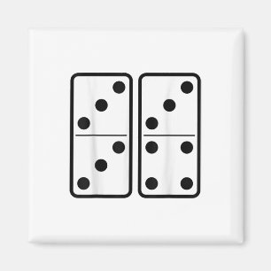 67 Domino Zes Zeven Tegels Meme Retro Gamer Vintag Magneet
