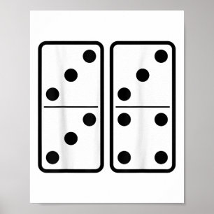 67 Domino Zes Zeven Tegels Meme Retro Gamer Vintag Poster