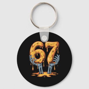 67 Drip Grappig Skelet Halloween 67 Meme Ijs Sleutelhanger