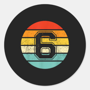 67 Drip Meme Grappig 6 7 Kostuum Koppel Retro _1 Ronde Sticker