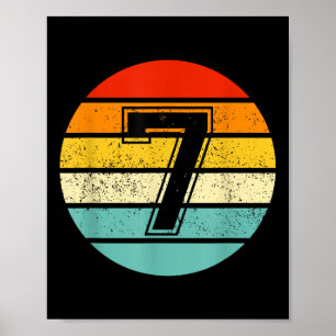 67 Drip Meme Grappig 6 7 Kostuum Koppel Retro  Poster