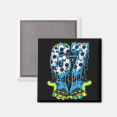 67 Drip Soccer Gen Alpha Slang Six Seven Meme  Magneet (Voorkant / Achterkant)