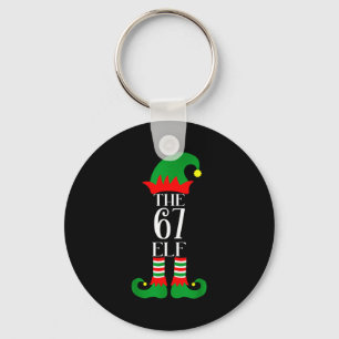 67 Elf Kerst Costuum Pyjama 67 Meme Gen Alpha  Sleutelhanger