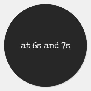 67 Engelse leraar Meme Zes Zeven Idiom Grappige le Ronde Sticker