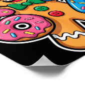 67 Funny Christmas Boys Kids Xmas Six Seven Ginger Poster (Hoek)