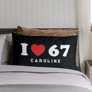 67 Funny Meme I Love Six Seven 67th Birthday Kussen