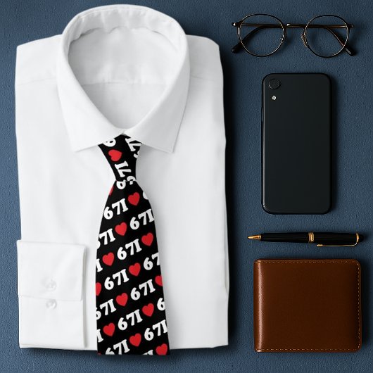 67 Funny Meme I Love Six Seven 67th Birthday Stropdas