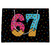 67 Funny Meme Ice Cream Six Seven Gen Alpha Groot Cadeauzakje (Voorkant)