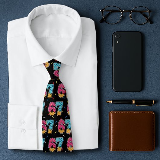 67 Funny Meme Ice Cream Six Seven Gen Alpha Stropdas