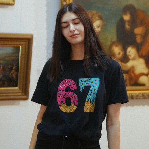 67 Funny Meme Ice Cream Six Seven Gen Alpha T-shirt