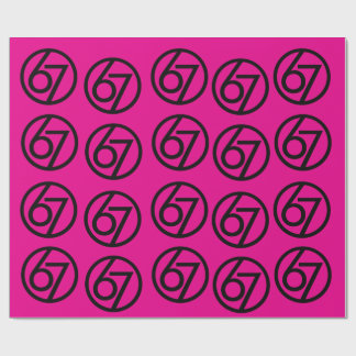 67 Funny Meme Six Seven Gen Alpha Wrapping Paper Cadeaupapier