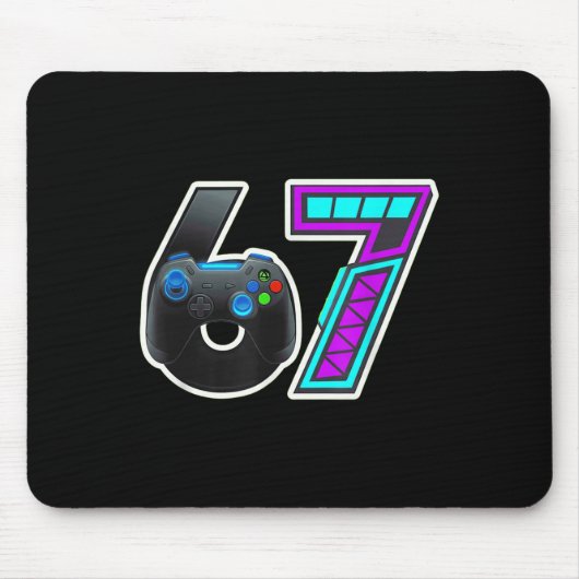 67 Gamer Console Controller Ontwerp  Muismat (Voorkant)