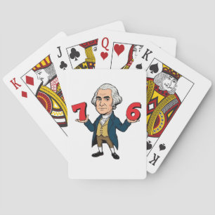 67 George Washington 7-6 Zes Zeven Meme 67 Pokerkaarten
