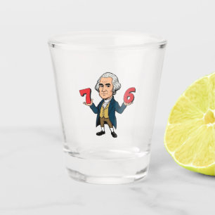 67 George Washington 7-6 Zes Zeven Meme 67 Shot Glas