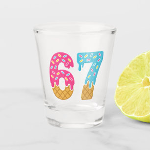 67 Grappig Meme Ijs Zes Zeven Gen Alpha Shot Glas