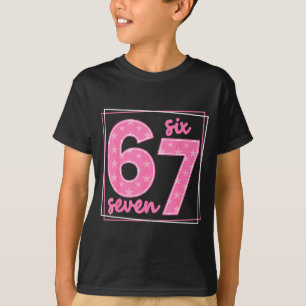 67 Grappig Nummer 67 Verjaardag Meme  T-shirt