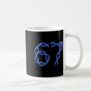 67 Grappig Nummer Meme DNA Replicatie Moleculaire Koffiemok