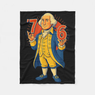 67 Grappige George Washington Meme Six Seven Gen A Fleece Deken