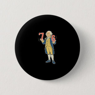 67 Grappige George Washington Meme Six Seven Gen A Ronde Button 5,7 Cm