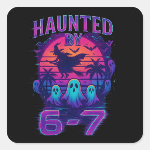 67 Grappige Halloween-meme Vierkante Sticker