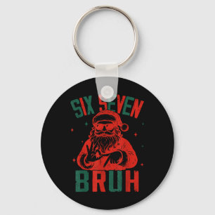 67 Grappige Kerstmis Zes Zeven Bruh Meme Brainrot Sleutelhanger