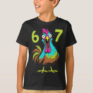 67 Grappige Kip Meme Zes Zeven Gamer Humor Cadeaus T-shirt