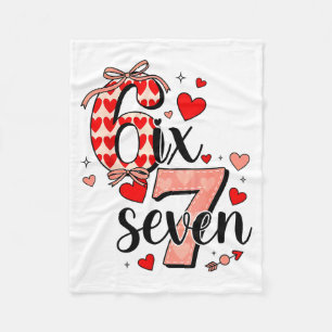 67 Grappige Liefdes Hartjes Zes Zeven Meme Valenti Fleece Deken