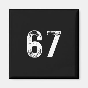 67 - Grappige Meme Pullover Hoodie Magneet