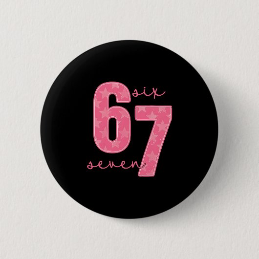 67 Grappige Meme Ronde Button 5,7 Cm (Voorkant)