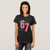 67 Grappige Meme T-shirt (Voorkant volledig)