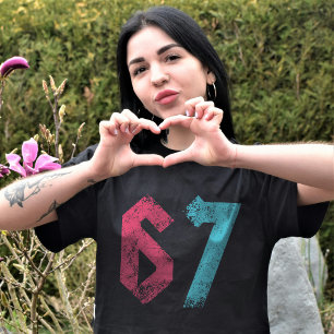 67 Grappige Meme Zes Zeven Gen Alpha T-shirt