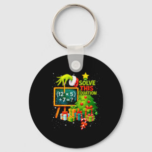 67 Groene Leraar Kerstmis Zes Zeven Meme Brainrot Sleutelhanger