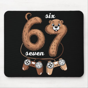 67 Groundhog Day Zes Zeven Meme Jongens Gaming Kid Muismat