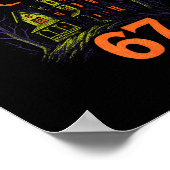 67 Halloween Costume Brainrot Teacher 6-7 Meme Six Poster (Hoek)