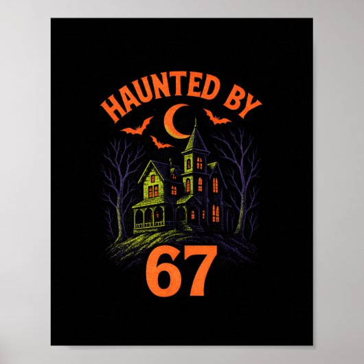 67 Halloween Costume Brainrot Teacher 6-7 Meme Six Poster (Voorkant)