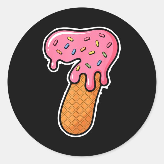 67 Halloween Costume Duo Matching Number 6 And 7 I Ronde Sticker (Voorkant)