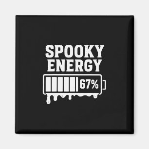 67 Halloween enge energie brainrot meme zes zeven Magneet