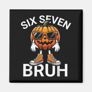 67 Halloween Grappige Zes Zeven Meme Brainrot Pomp Magneet