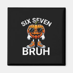 67 Halloween Grappige Zes Zeven Meme Brainrot Pomp Magneet