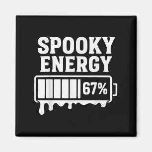 67 Halloween Griezelen Energie Brainrot Meme Zes Z Magneet