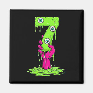 67 Halloween Kostuum Grappig Nummer 7 Zeven Meme V Magneet