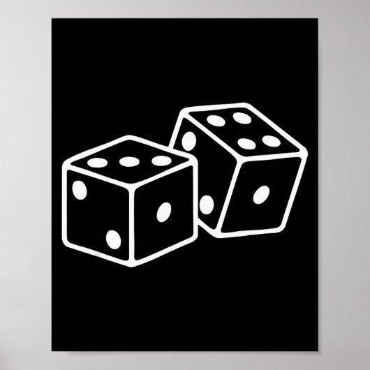 67 Halloween Matching Group Costume Six Seven Dice Poster (Voorkant)