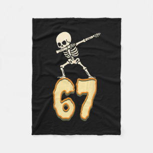 67 Halloween Meme 6 7 Nummers Zes Zeven Grappige K Fleece Deken