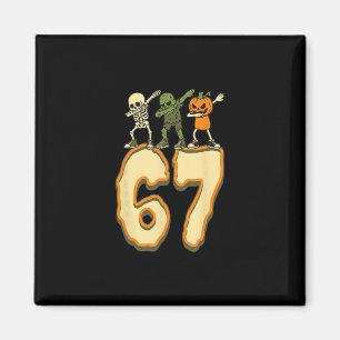 67 Halloween Meme 6 7 Nummers Zes Zeven Grappige K Magneet