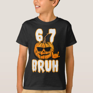 67 Halloween Meme Brain Rot Kostuum Kinderen 6-7 Z T-shirt