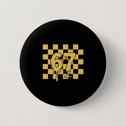 67 Halloween Meme Ronde Button 5,7 Cm (Voorkant)