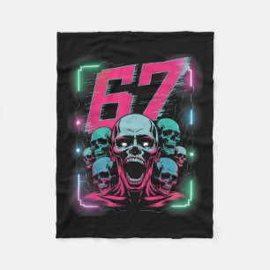 67 Halloween Scp Horror Gezicht Y Kostuum Shirt Ho Fleece Deken