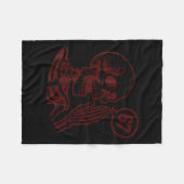 67 Halloween Skeleton Six Seven Meme Brainrot Funn Fleece Deken (Voorkant (Horizontaal))