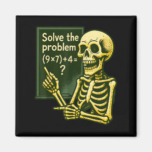 67 Halloween Wiskunde Grappig Zes Zeven Meme Brain Magneet