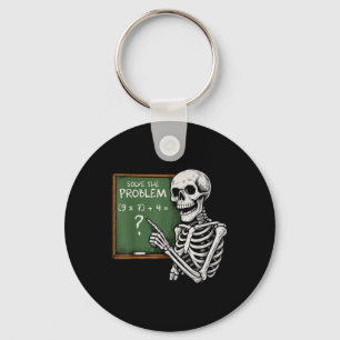 67 Halloween Wiskunde Grappig Zes Zeven Meme Brain Sleutelhanger